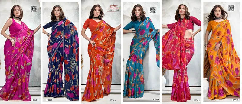 Manika Vol 2 By Vallabhi Swarovski Work Designer Sarees Wholesale Price In Surat